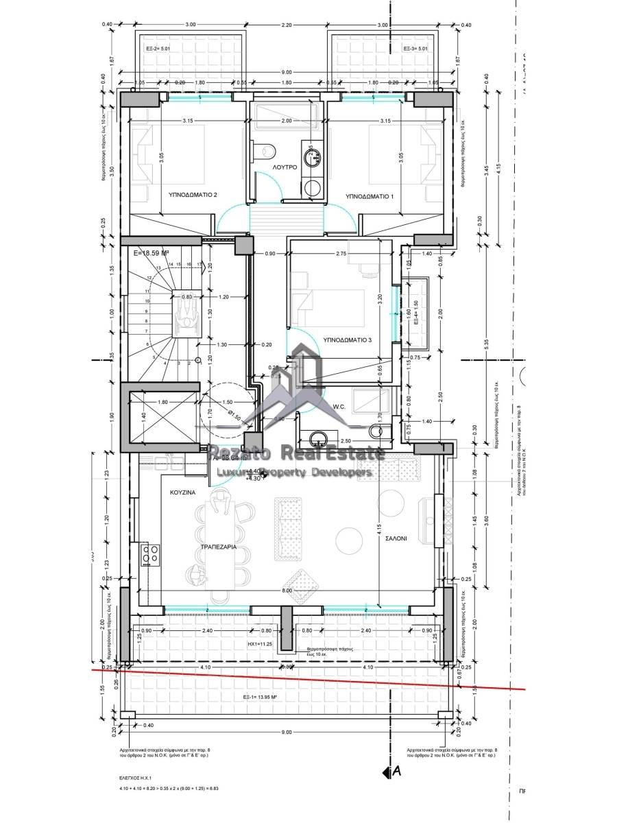 (For Sale) Residential Floor Apartment || Athens South/Glyfada - 104 Sq.m, 3 Bedrooms, 525.000€ 