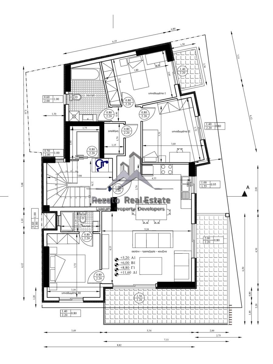 (Προς Πώληση) Κατοικία Οροφοδιαμέρισμα || Πειραιάς/Πειραιάς - 100 τ.μ, 3 Υ/Δ, 520.000€ 