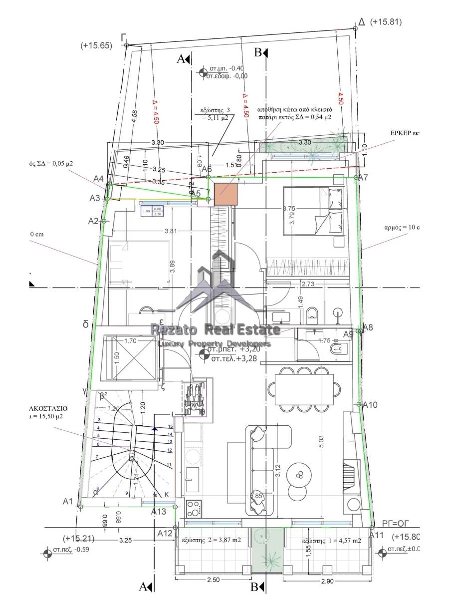 (Προς Πώληση) Κατοικία Οροφοδιαμέρισμα || Πειραιάς/Πειραιάς - 83 τ.μ, 2 Υ/Δ, 495.000€ 