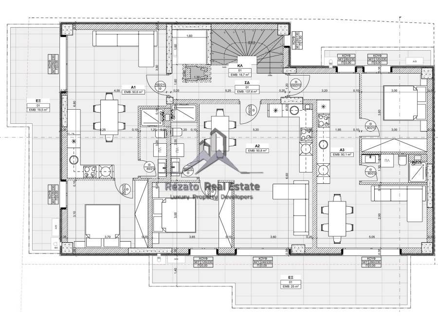 (For Sale) Residential Apartment || Athens South/Nea Smyrni - 50 Sq.m, 1 Bedrooms, 215.000€ 