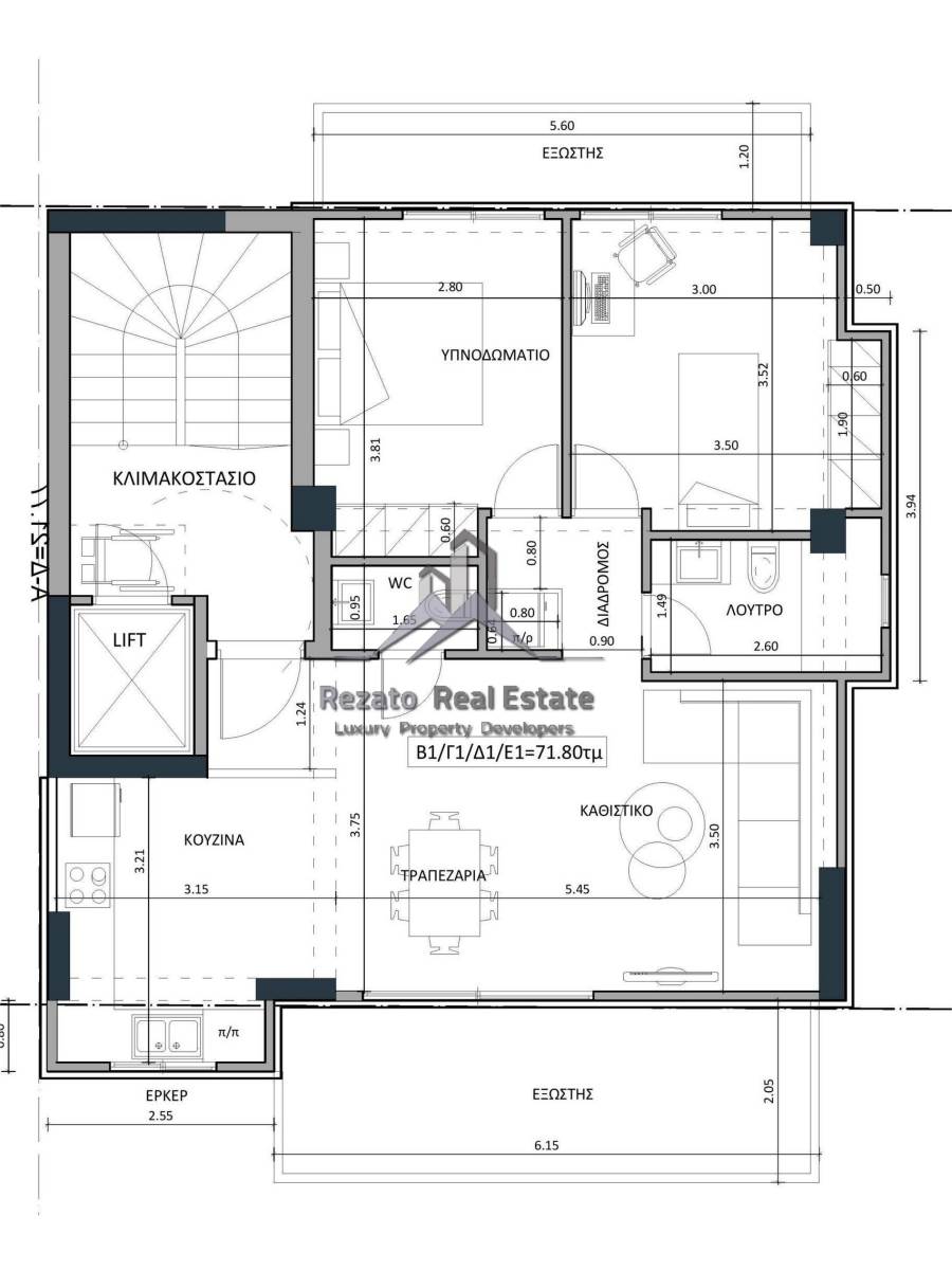 (For Sale) Residential Floor Apartment || Athens South/Palaio Faliro - 72 Sq.m, 2 Bedrooms, 320.000€ 