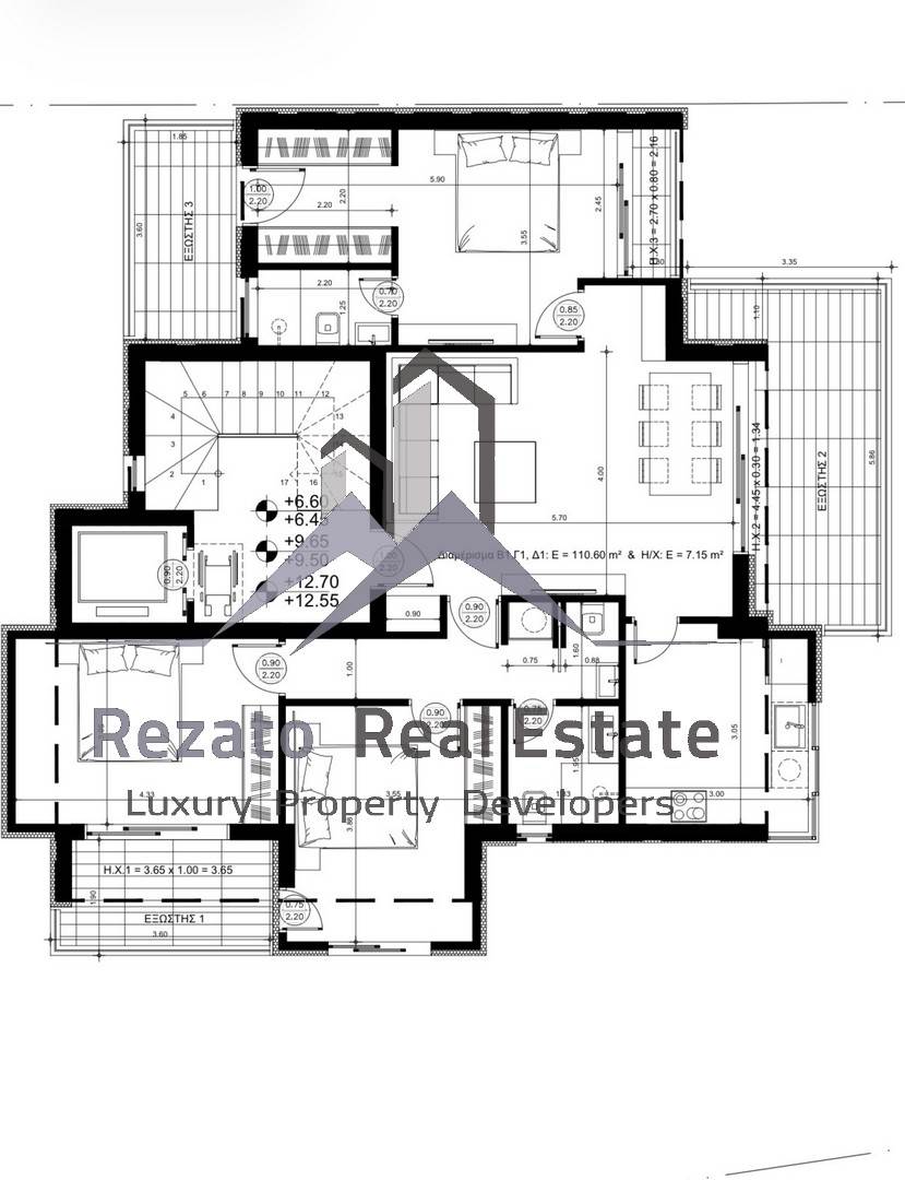 (For Sale) Residential Floor Apartment || Athens South/Argyroupoli - 111 Sq.m, 3 Bedrooms, 720.000€ 