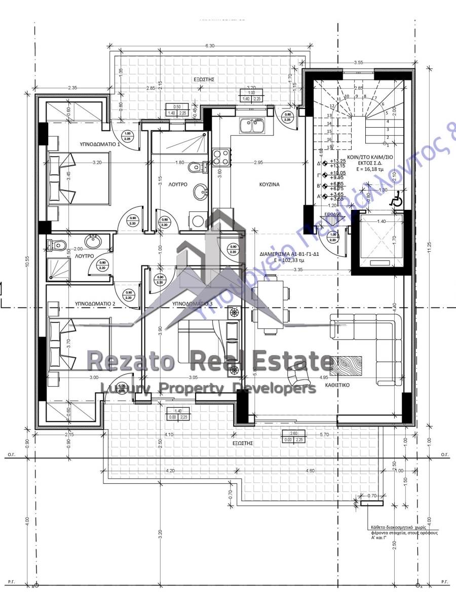 (Προς Πώληση) Κατοικία Οροφοδιαμέρισμα || Αθήνα Νότια/Αργυρούπολη - 102 τ.μ, 3 Υ/Δ, 485.000€ 