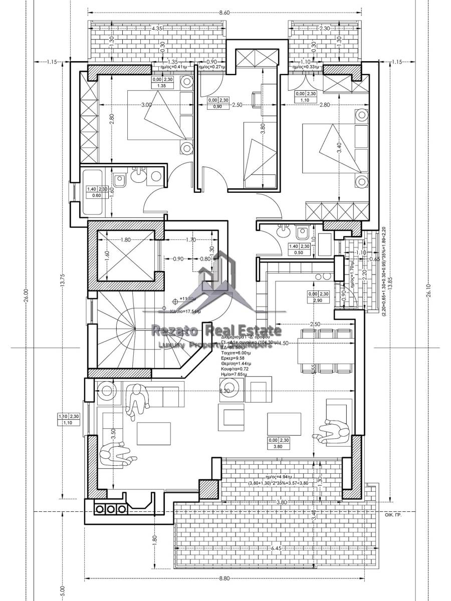 (For Sale) Residential Floor Apartment || Athens South/Agios Dimitrios - 104 Sq.m, 3 Bedrooms, 420.000€ 